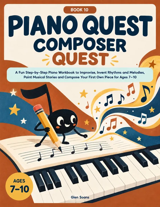 Piano Quest Book 10: Composer Quest cover