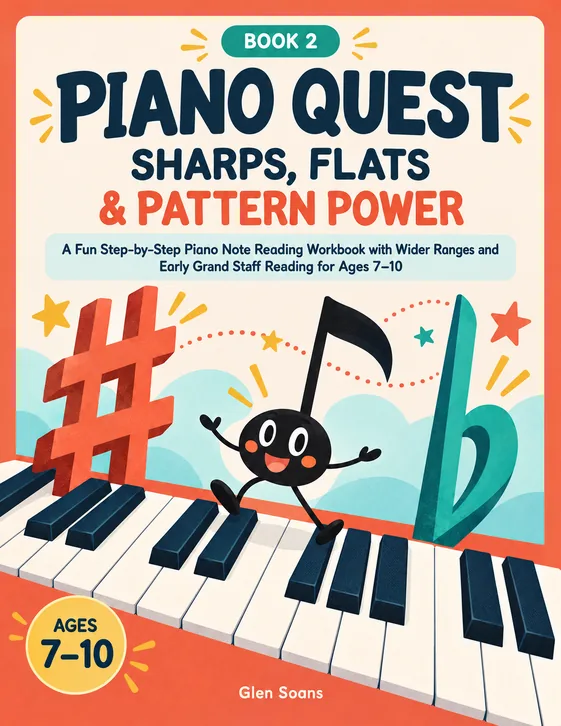Piano Quest Book 2: Sharps, Flats & Pattern Power cover