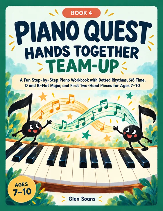 Piano Quest Book 4: Hands Together Team-Up cover