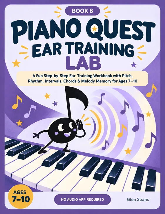 Piano Quest Book 8: Ear Training Lab cover