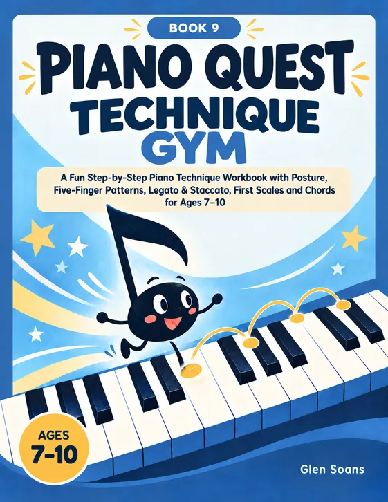 Piano Quest Book 9: Technique Gym cover